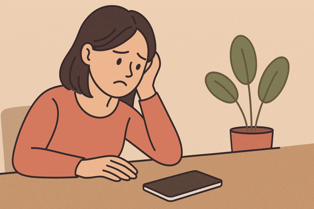 スマホを裏返しに置く妻まとめ